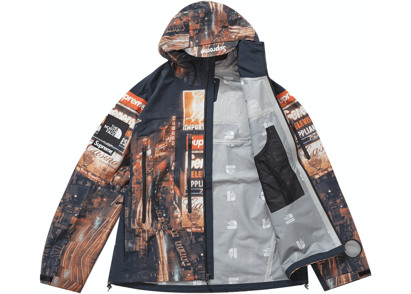Supreme The North Face Taped Seam Shell Jacket Times Square