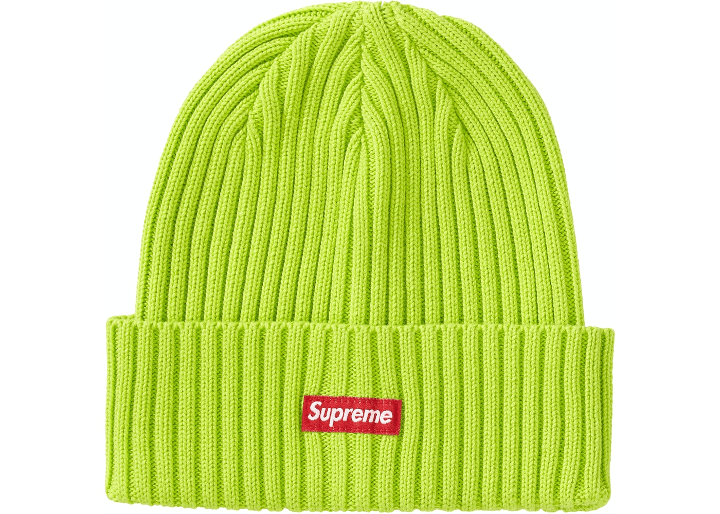 Supreme Overdyed Ribbed Beanie Acid