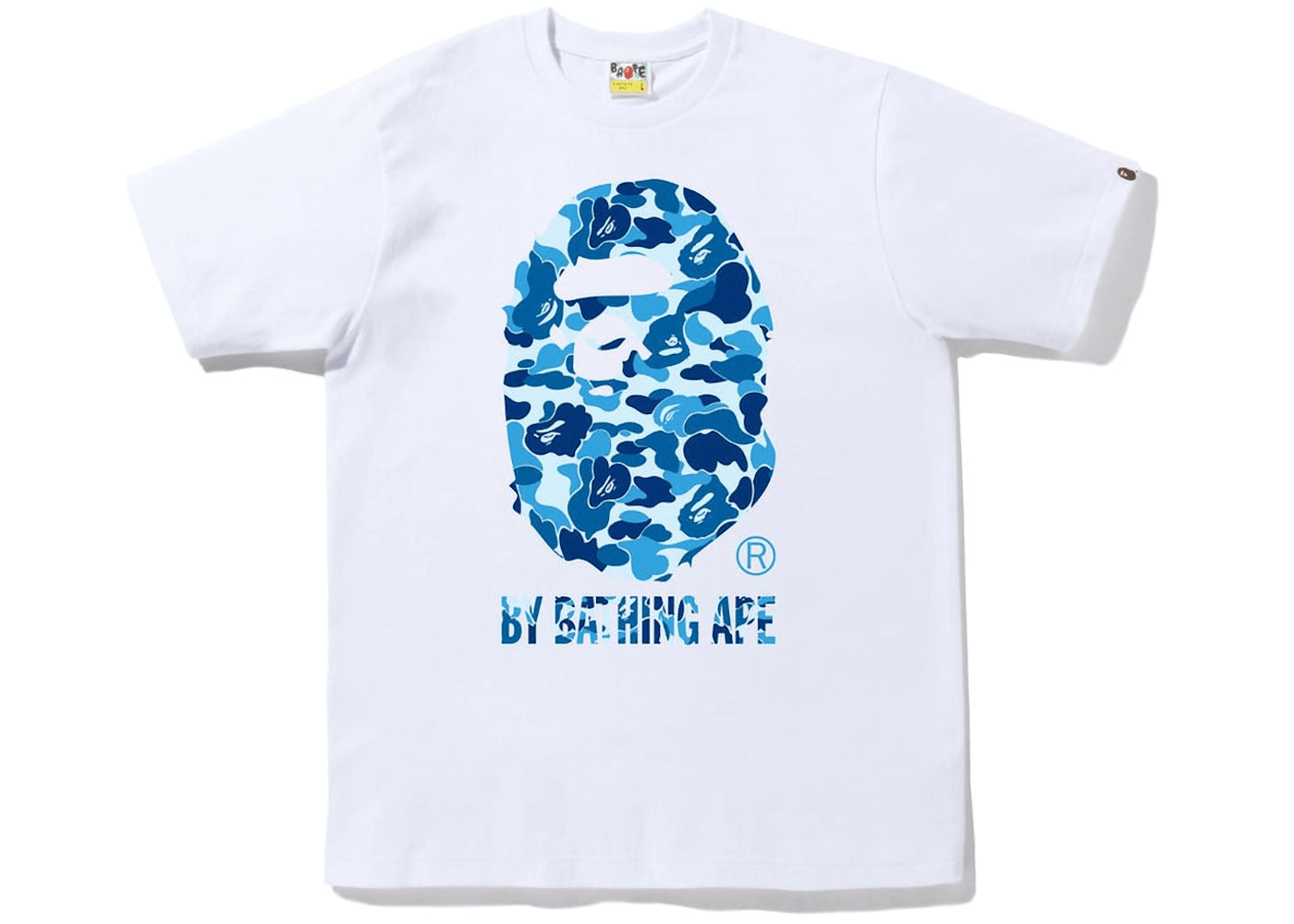 Bape Abc Camo By Bathing Ape Tee White Blue