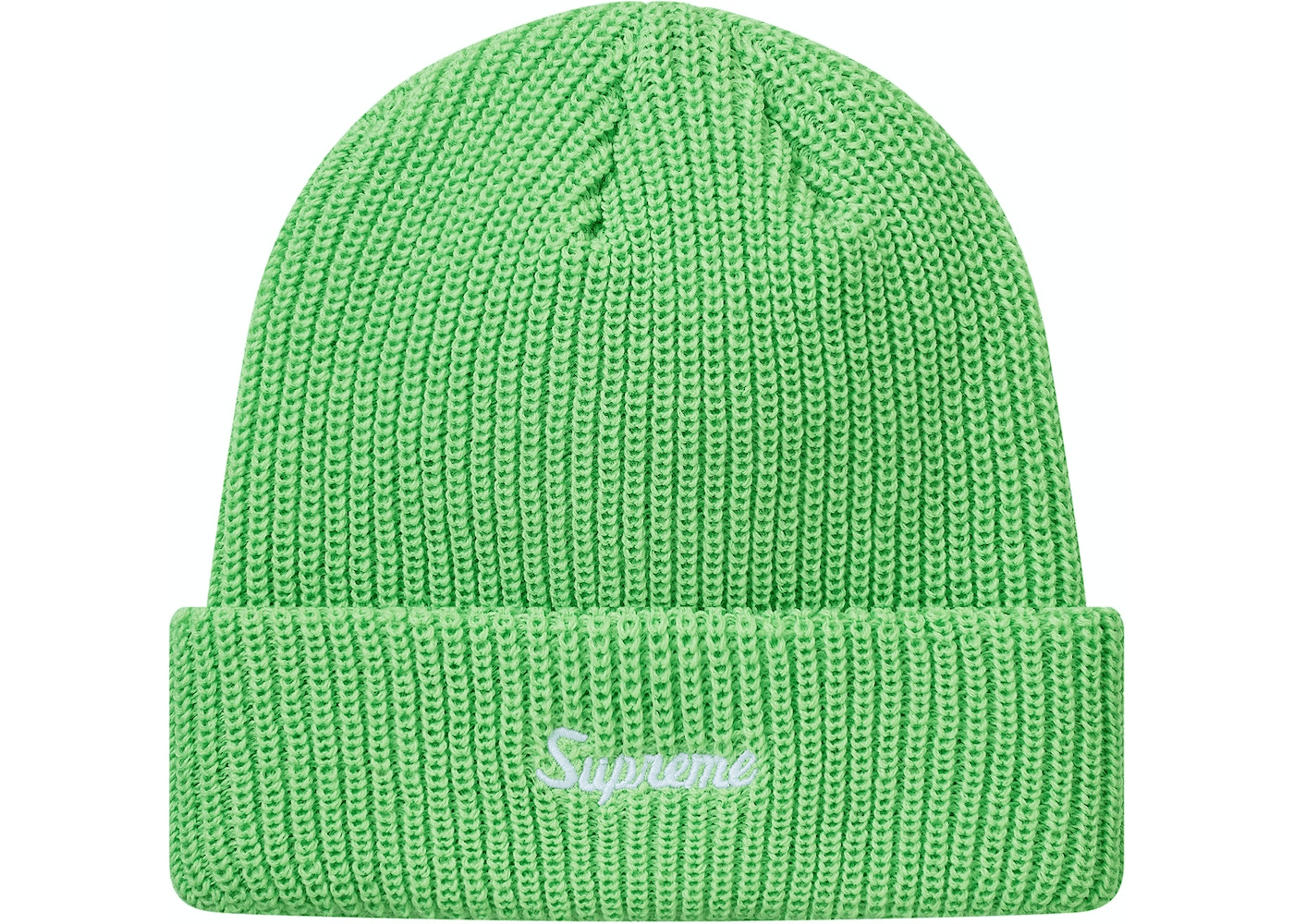 Supreme Loose Gauge Beanie Light Green