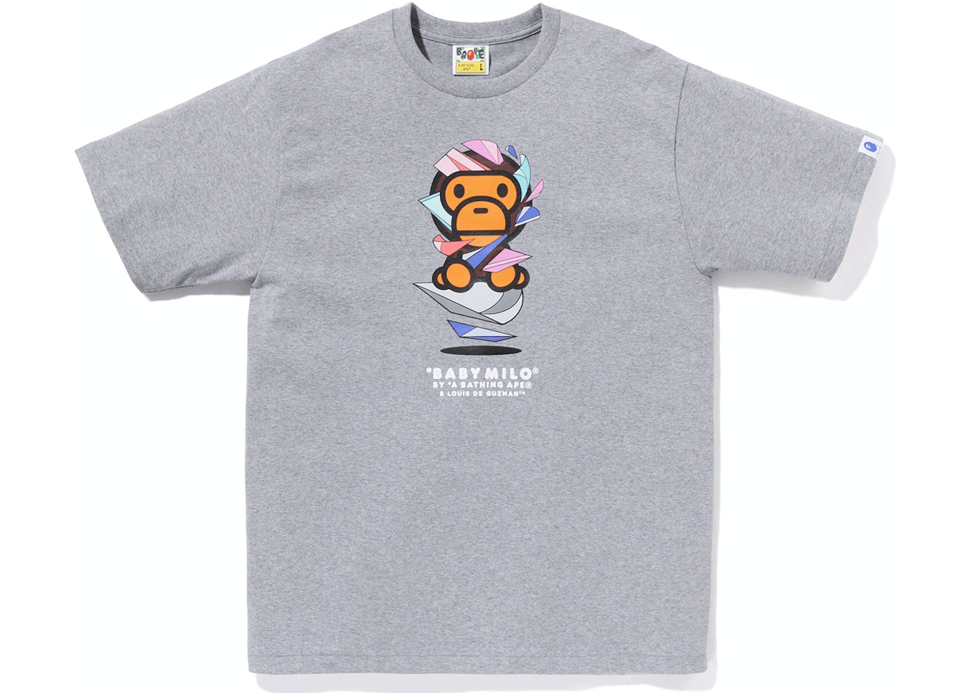 BAPE x Louis De Guzman Baby Milo Tee Grey