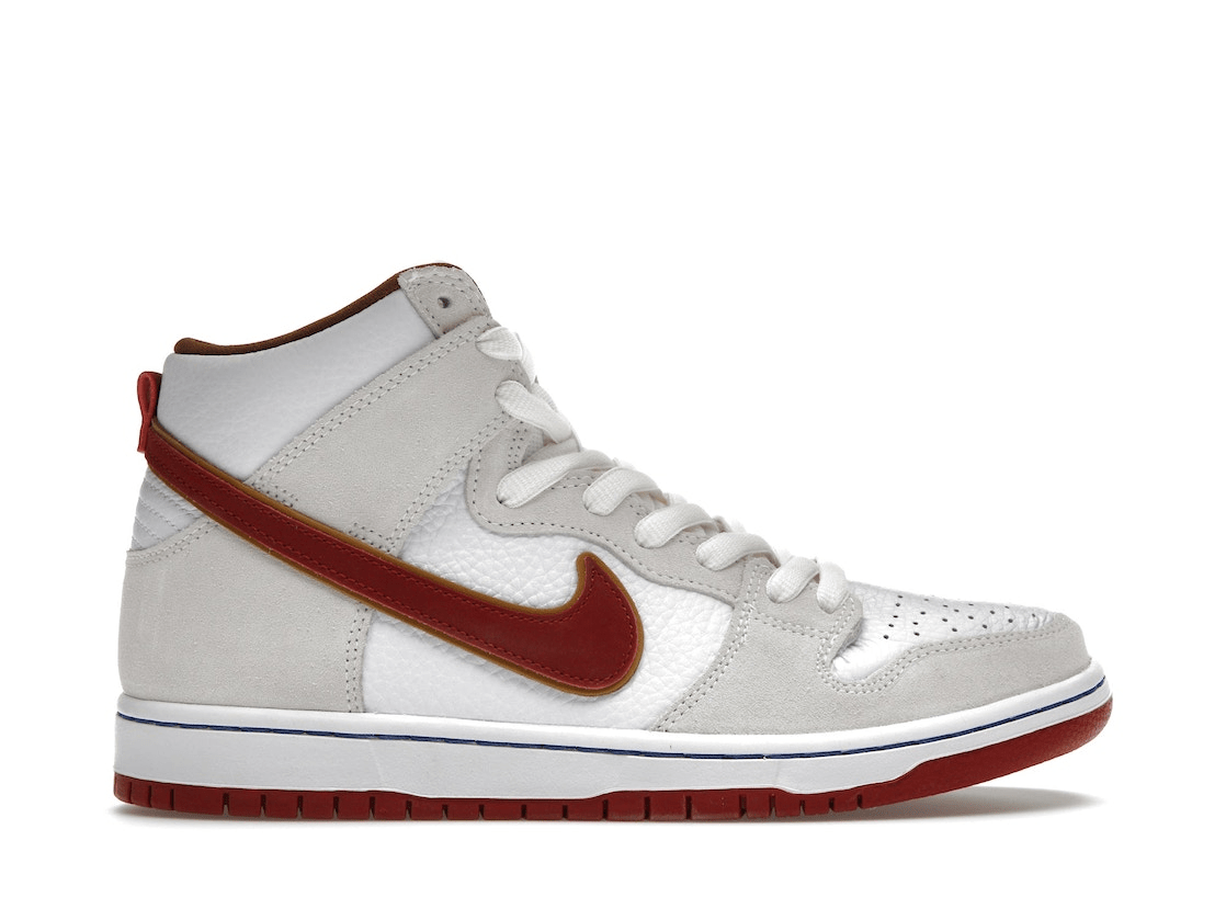 Nike SB Dunk High Sail Bright Crimson