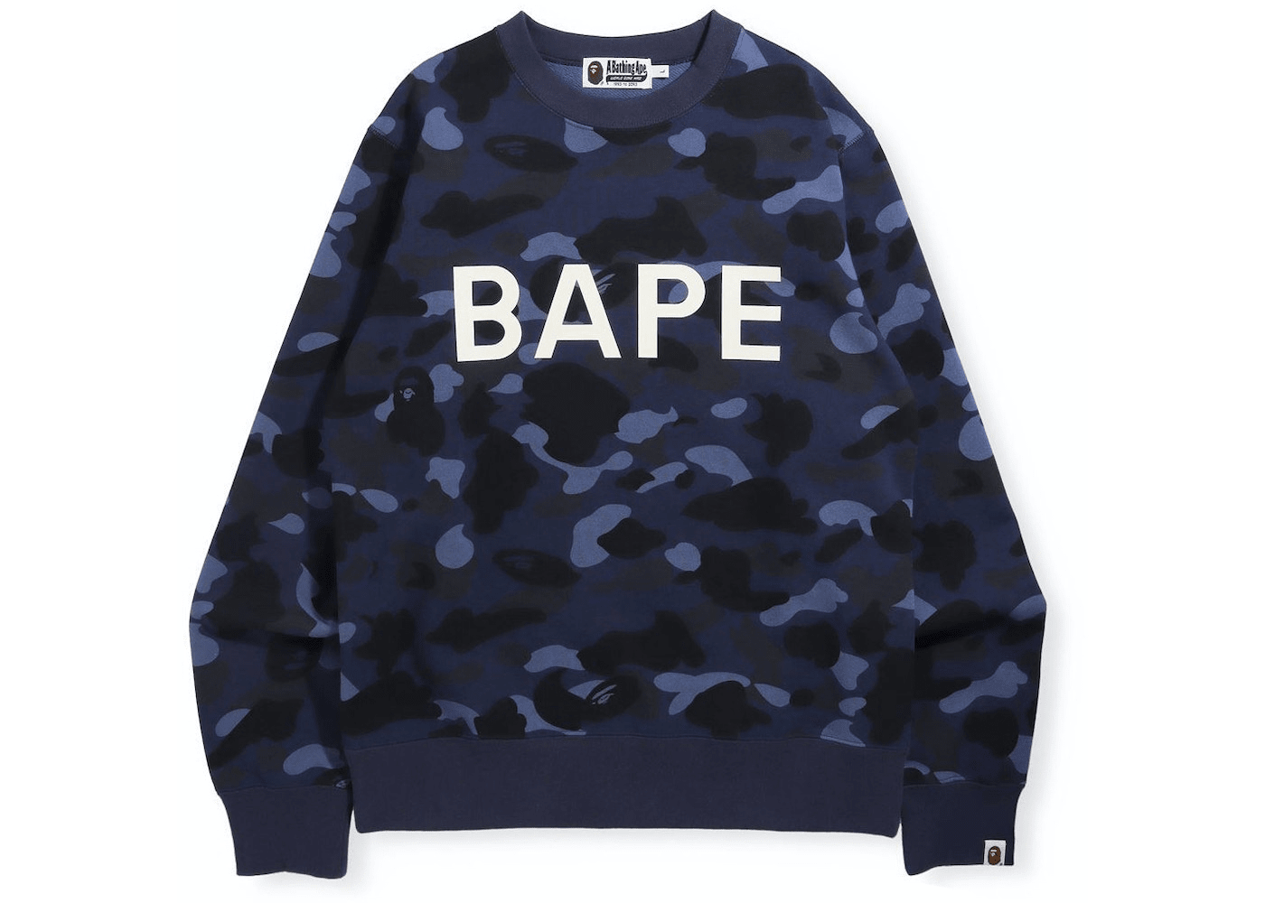 BAPE Color Camo BAPE Crewneck Crewneck (FW21) Navy