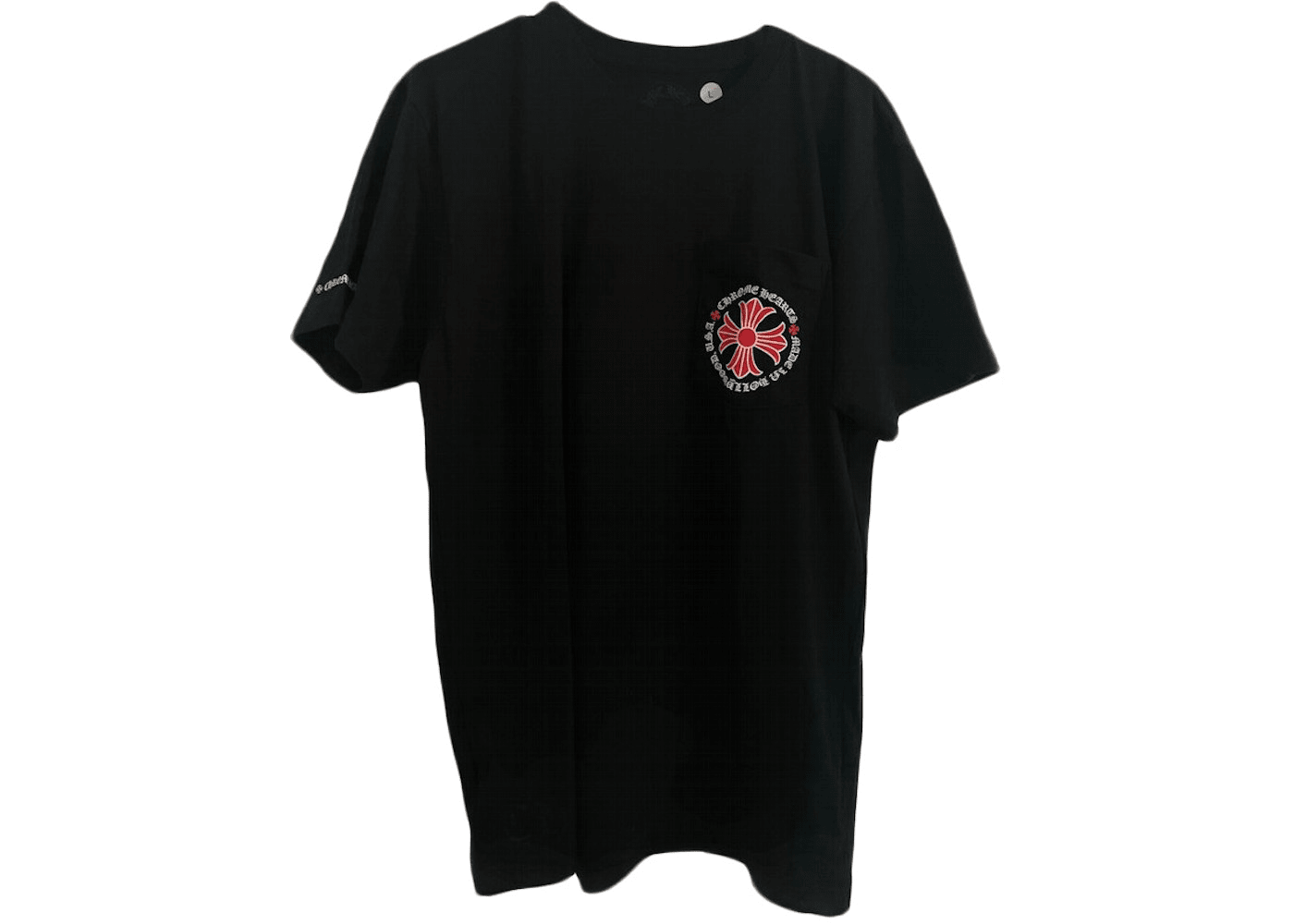 Chrome Hearts Made In Hollywood Plus Cross T-shirt Black/Red