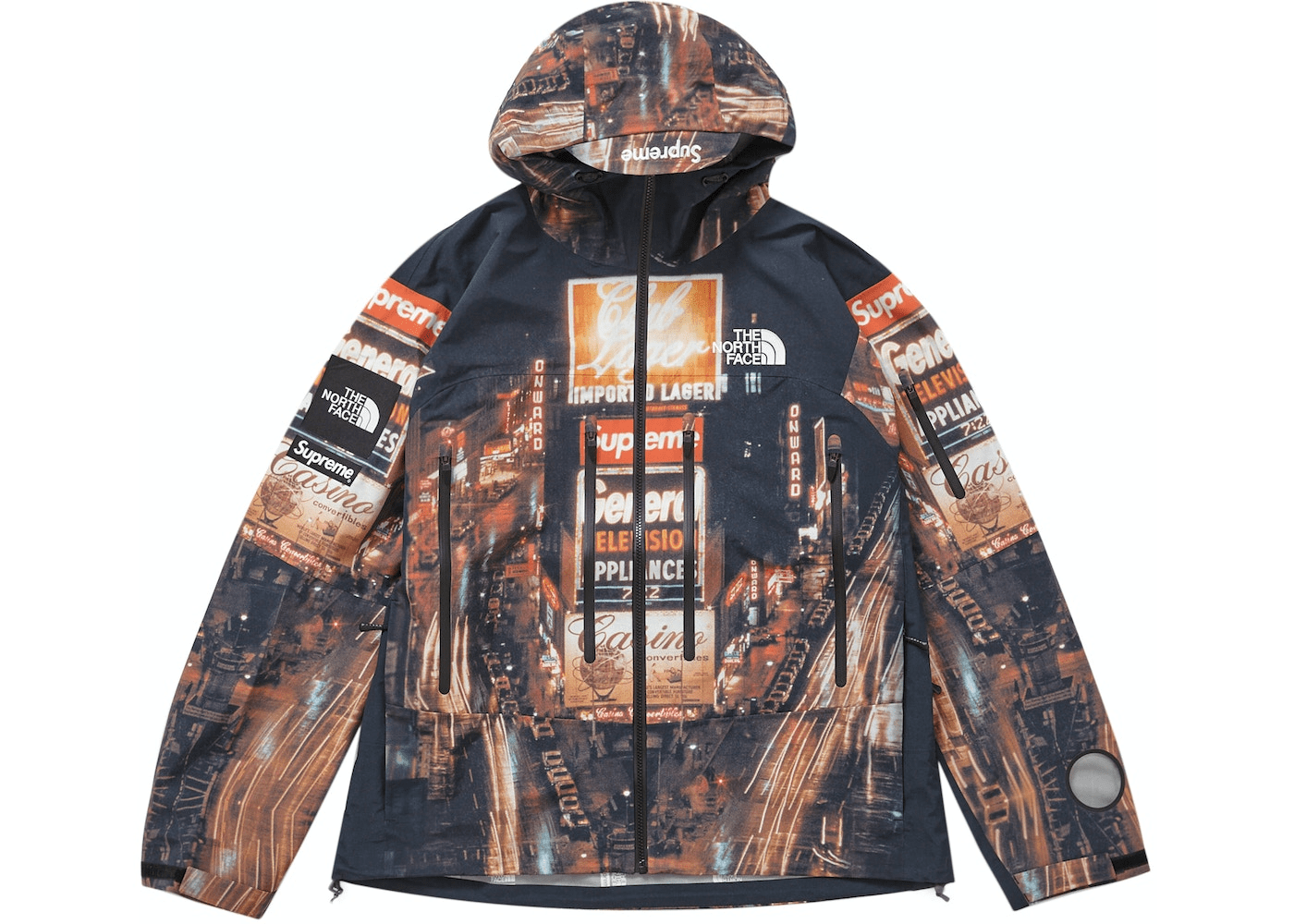 Supreme The North Face Taped Seam Shell Jacket Times Square