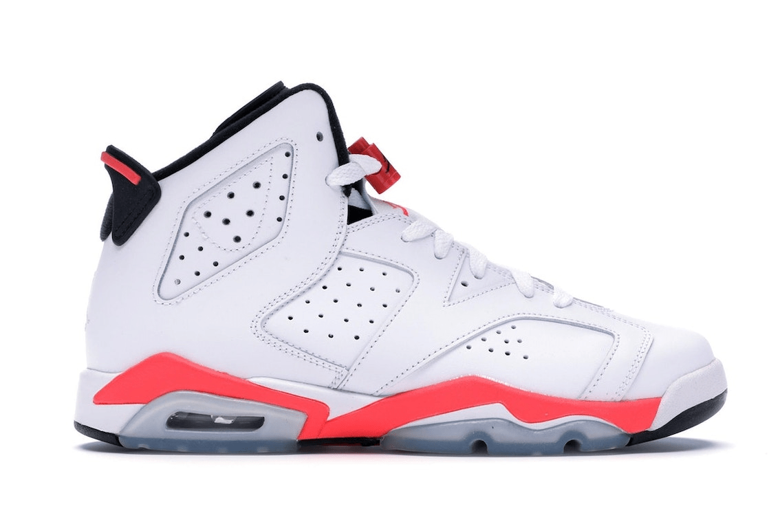 Jordan 6 Retro Infrared White (2014) (GS)