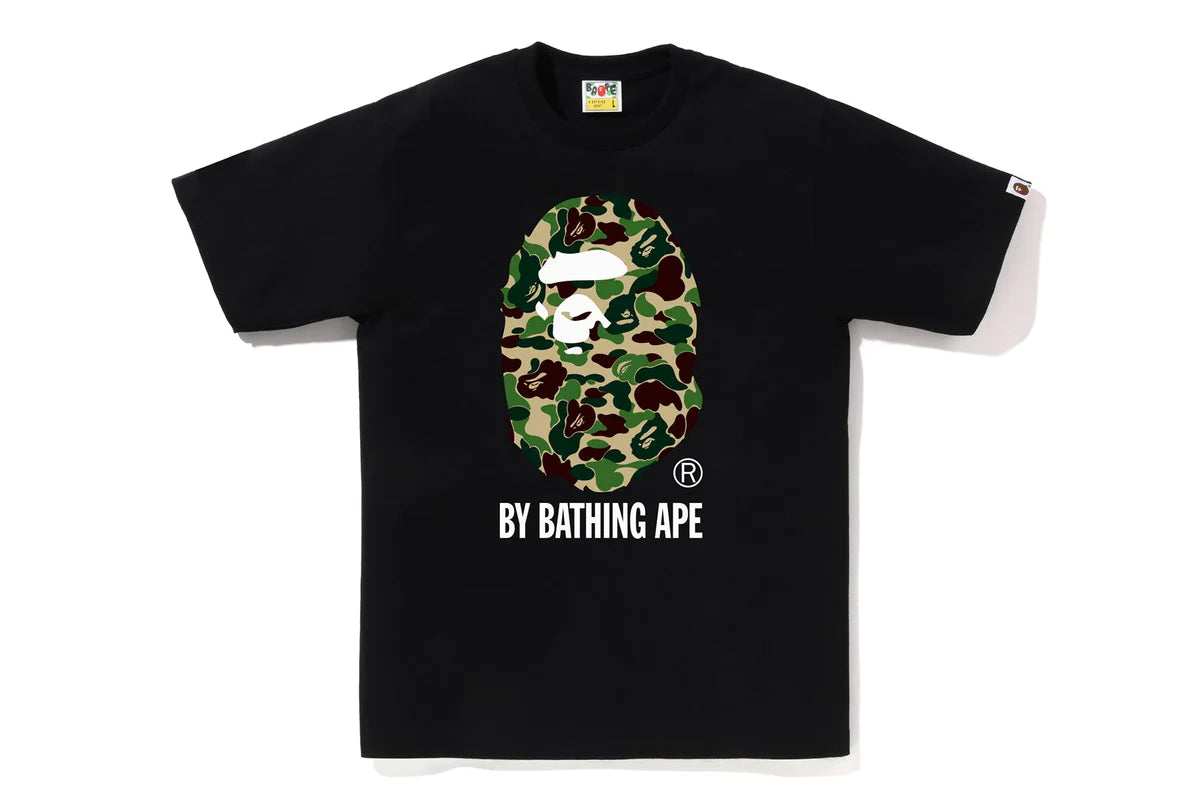 Bape Abc Green Camo By Bathing Ape Tee Black