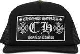 Chrome Hearts CH Honolulu Trucker Hat Black