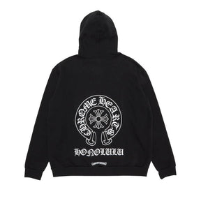 Chrome Hearts Honolulu Exclusive Zip Up Hoodie Black