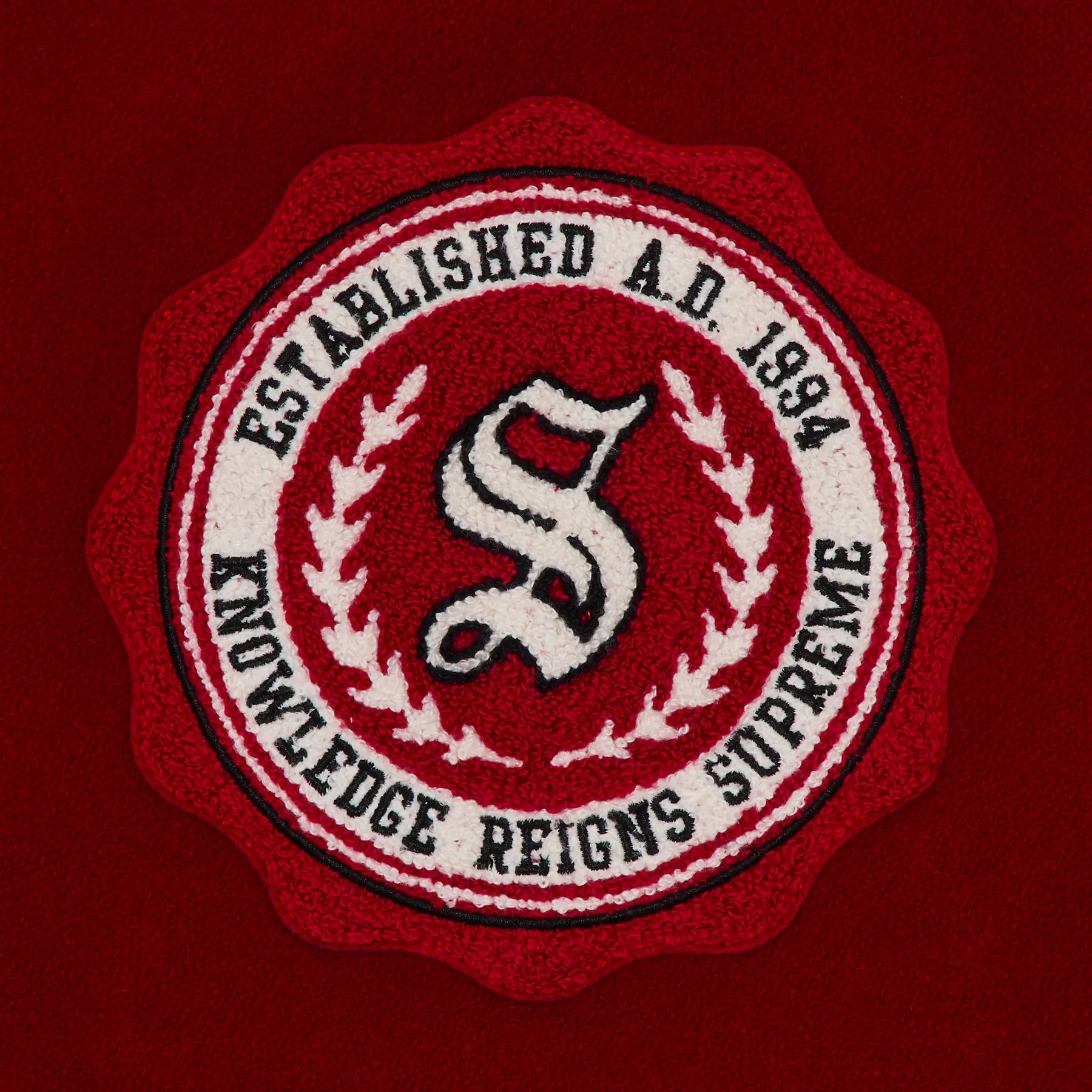 Supreme Veritas Varsity Jacket Red