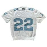 Amiri Knit Jersey White Blue