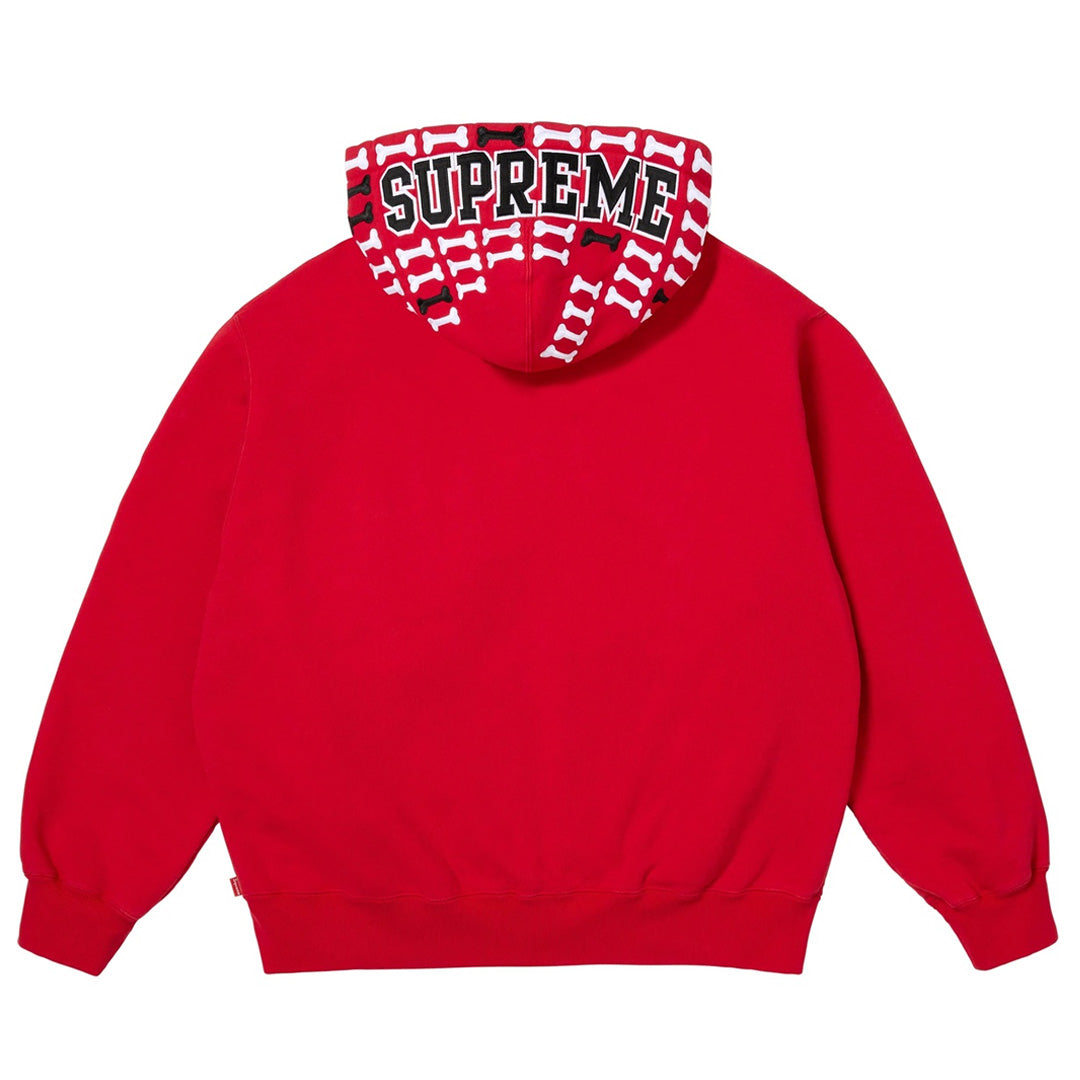 Supreme League Champs Zip Up Hoodie Red