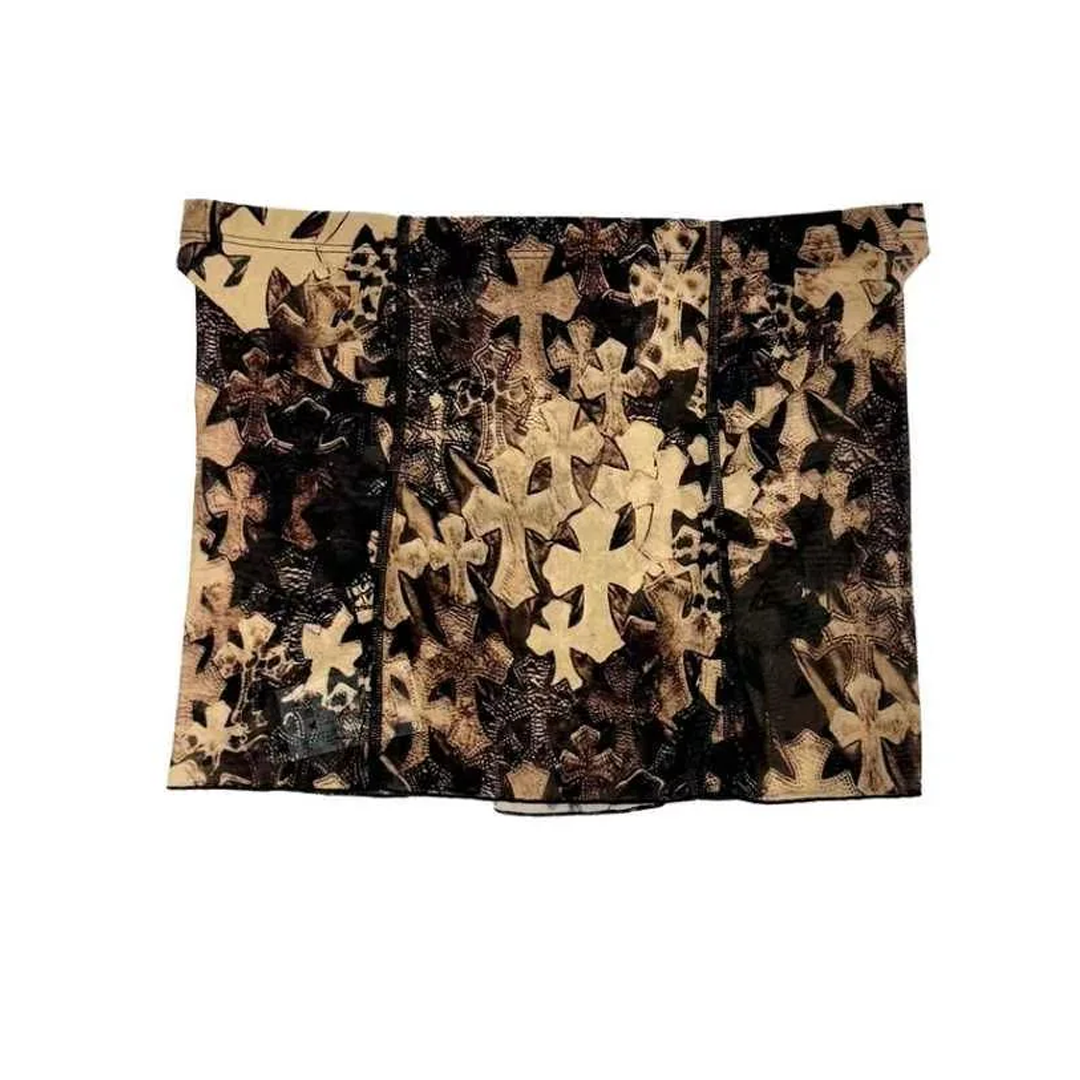 Chrome Hearts All Over Cross Mesh Tube Top (Womens)