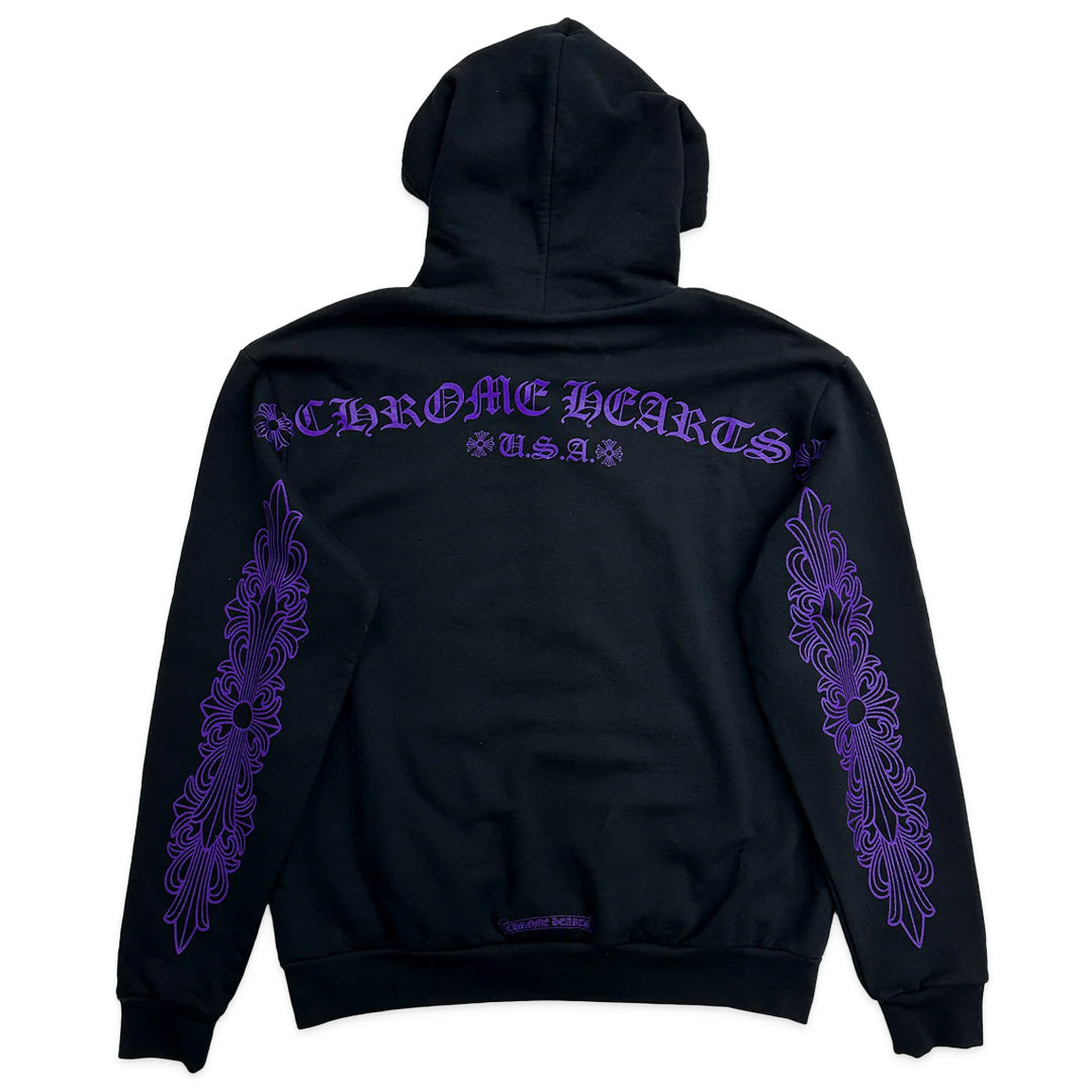 Chrome Hearts Friends and Family Hoodie Purple