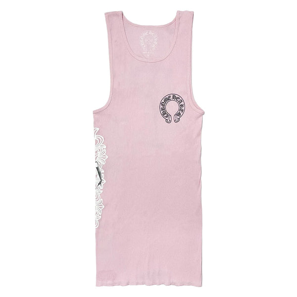 希少 Chrome Hearts レディース タンクトップ スワロフスキー Chrome Hearts x Deadly Doll Rib Art Basel Tank Top Pink | Kenshi
