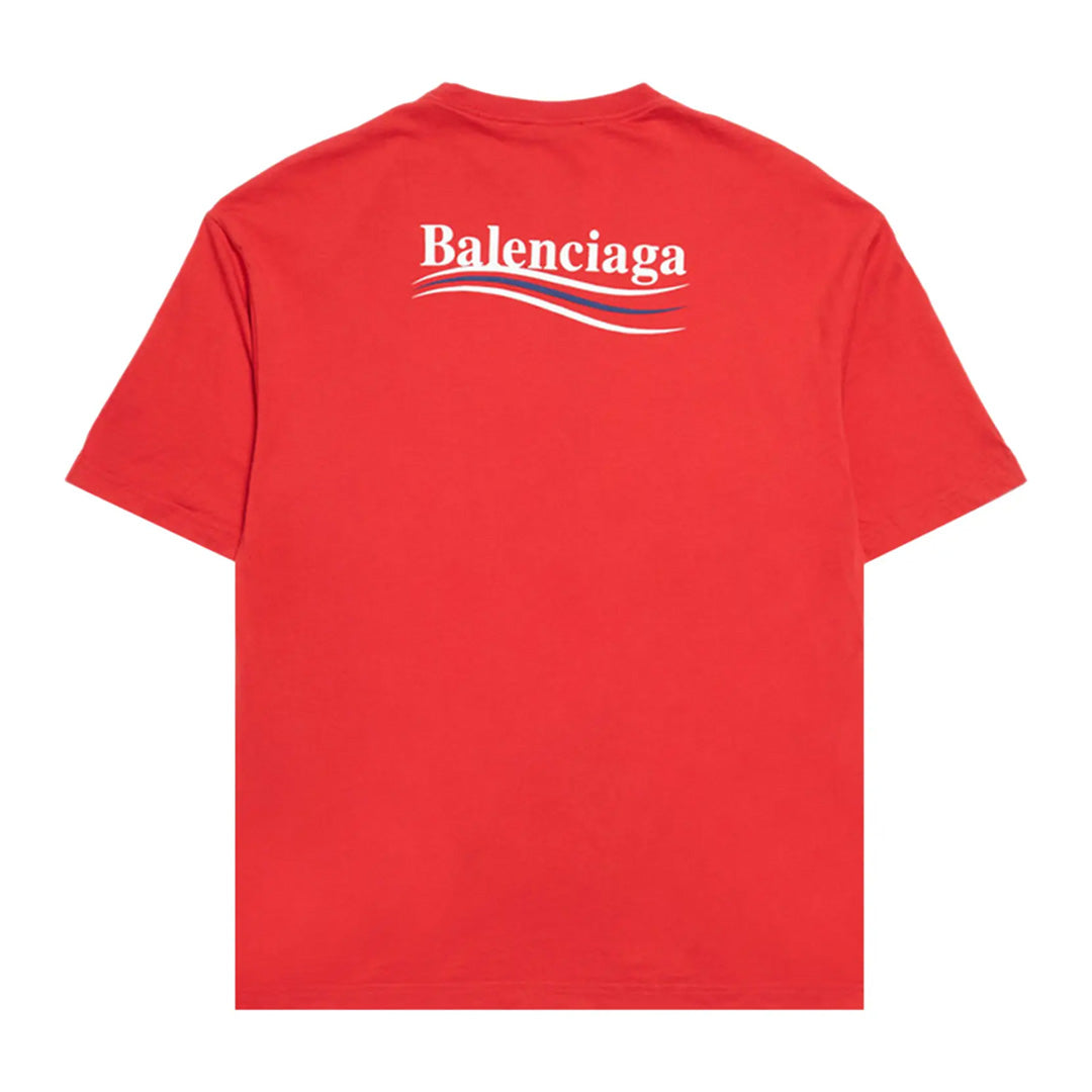 Balenciaga Political Campaign T-Shirt Red