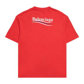 Balenciaga Political Campaign T-Shirt Red