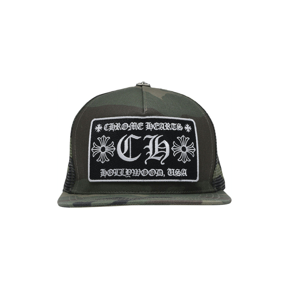Chrome Hearts Camo/Camo CH Hollywood Trucker Hat Kenshi Toronto
