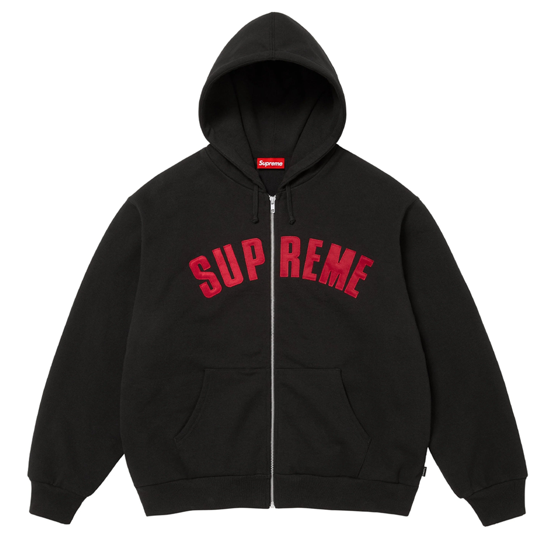 Supreme Arc Thermal Lined Zip Up Black