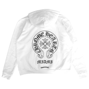 Chrome Hearts Miami Exclusive Horseshoe Pullover Hoodie White