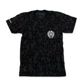 Chrome Hearts Cemetery Cross All Over Print Logo T-Shirt Black