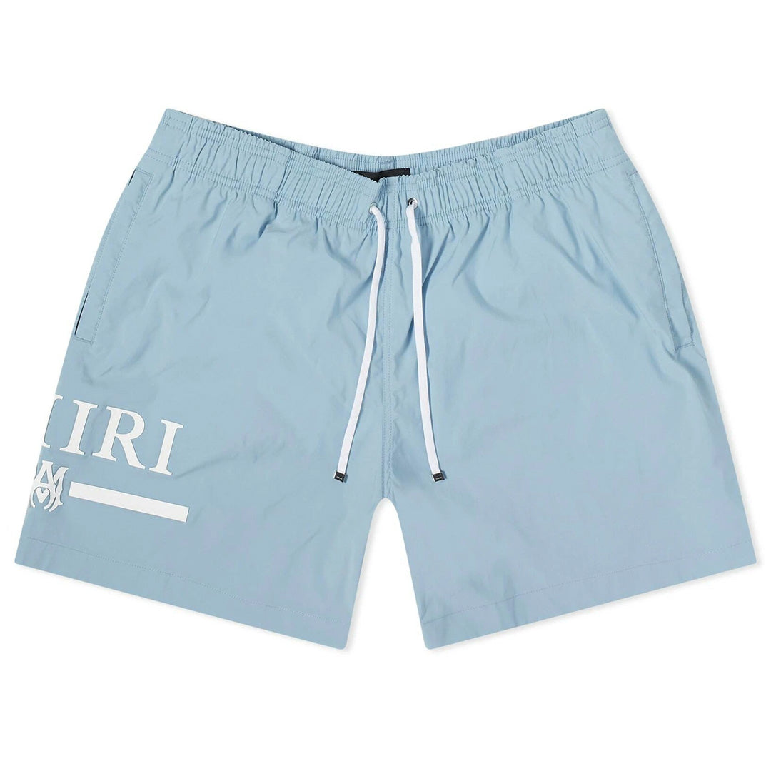 Amiri MA Bar Swim Shorts Sky Blue