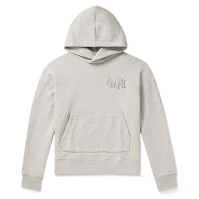Amiri Staggered Hoodie Grey