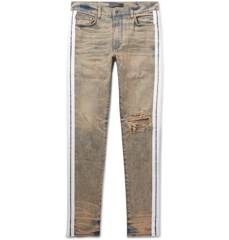 Amiri Striped Wash Jeans (Pre-Owned)