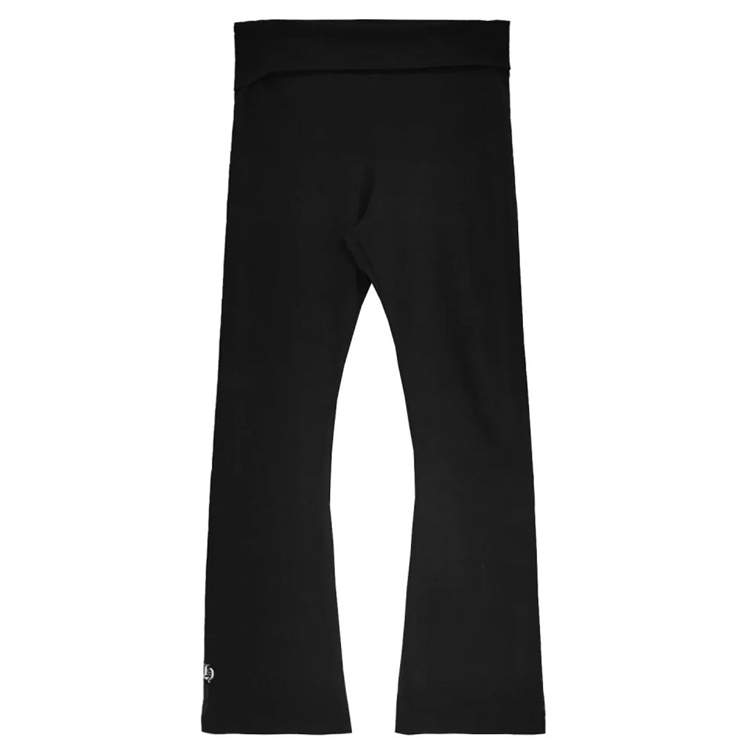 Chrome Hearts Bell Bottom Yoga Pants Black (Womens)