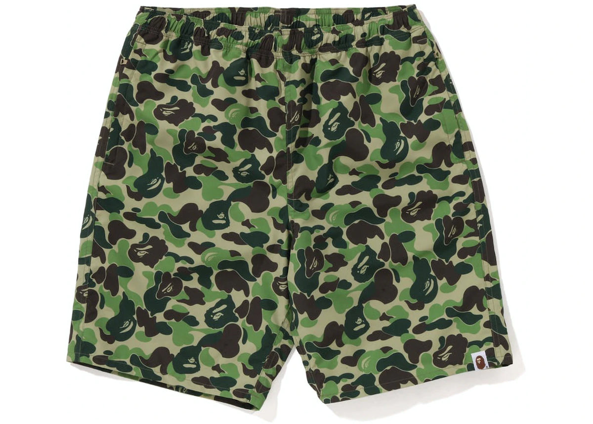 Bape ABC Beach Shorts Green