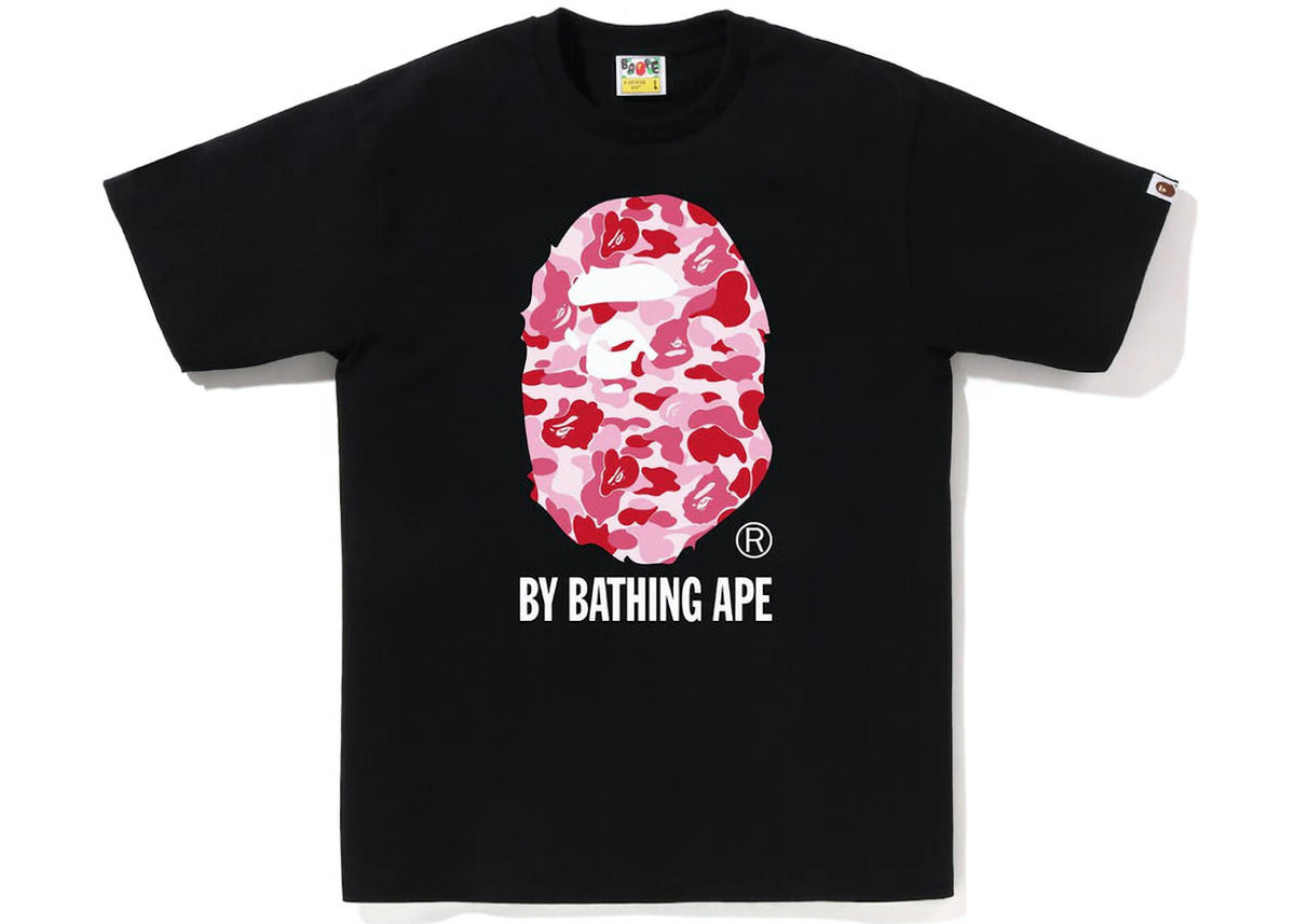 Bape Abc Camo By Bathing Ape Tee Black Pink White
