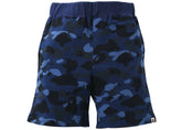 Bape Color Camo Sweat Shorts Navy