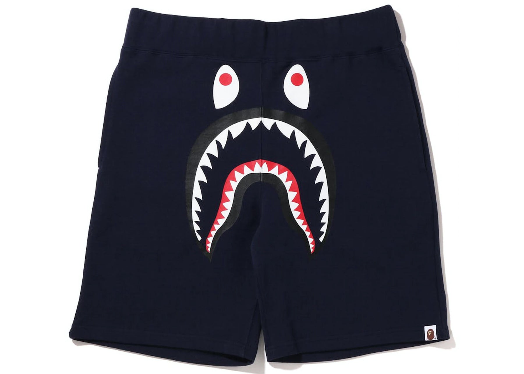 Bape Shark Sweat Shorts Navy
