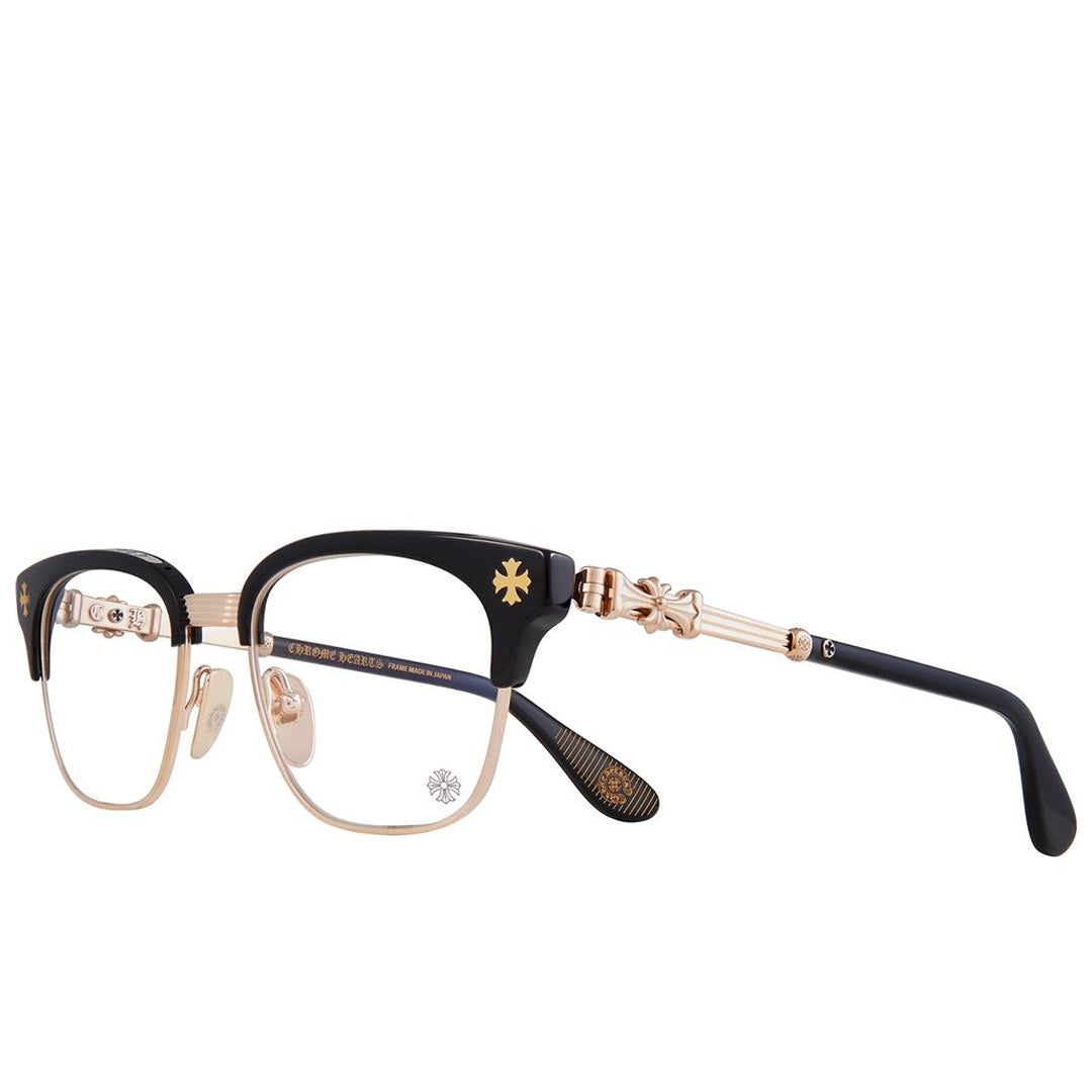 Chrome Hearts "Bonennoisseur 2" Black/Gold Glasses