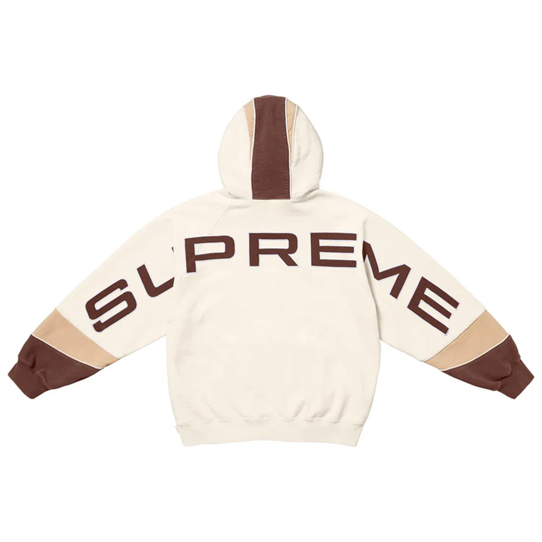 Supreme Paneled Hoodie Natural