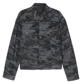 Balenciaga Camouflage Jacket Black
