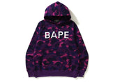 Bape Color Camo Pullover Hoodie Purple