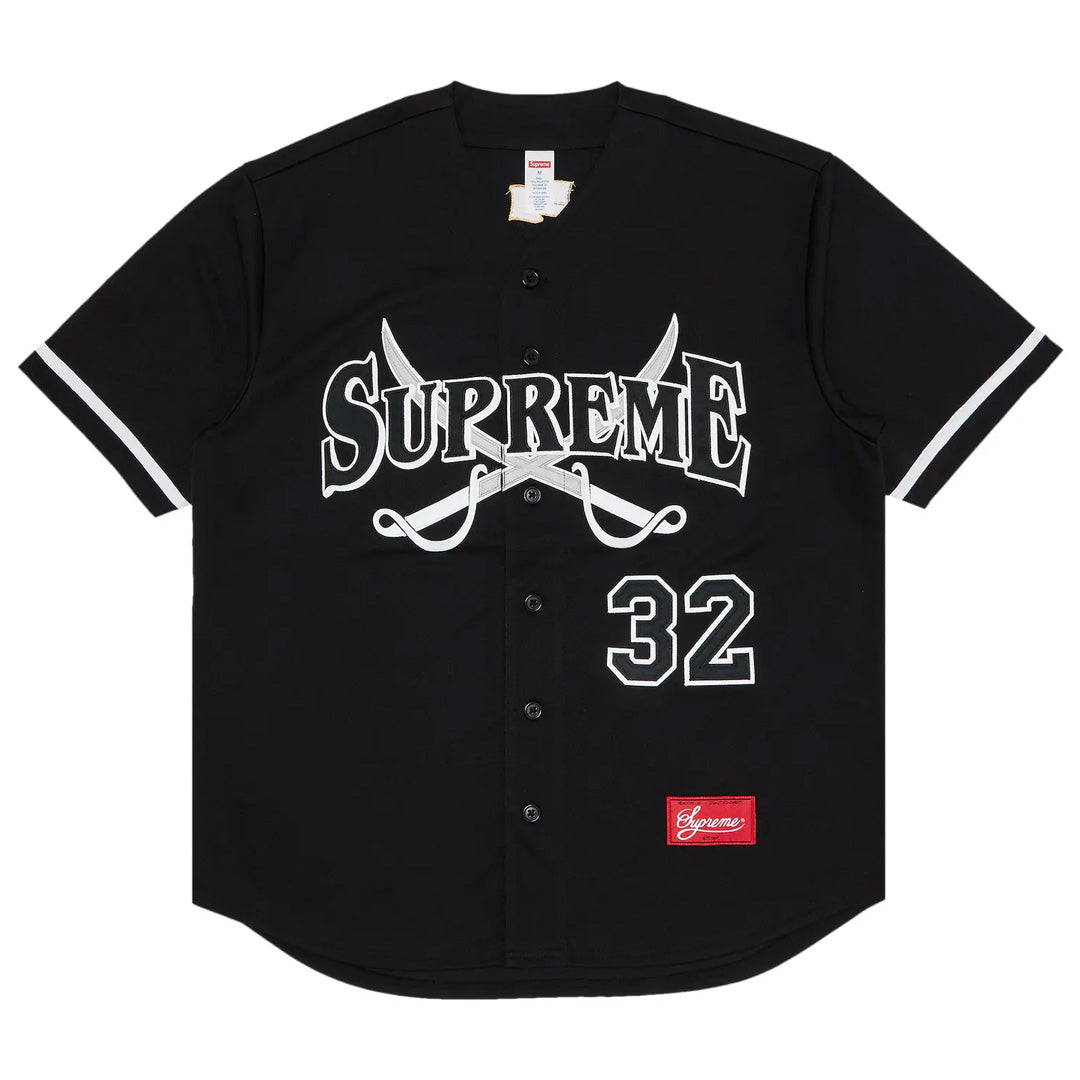 Supreme Swords Baseball Jersey Black