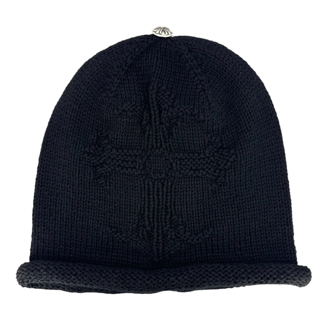 Chrome Hearts Cashmere Knit Cross Beanie Black