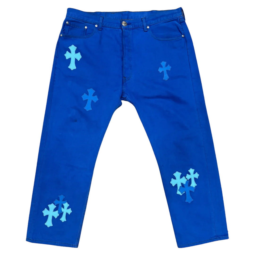 Chrome Hearts Levis Cross Patch Denim Blue