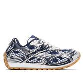 Bottega Veneta Orbit Navy Silver