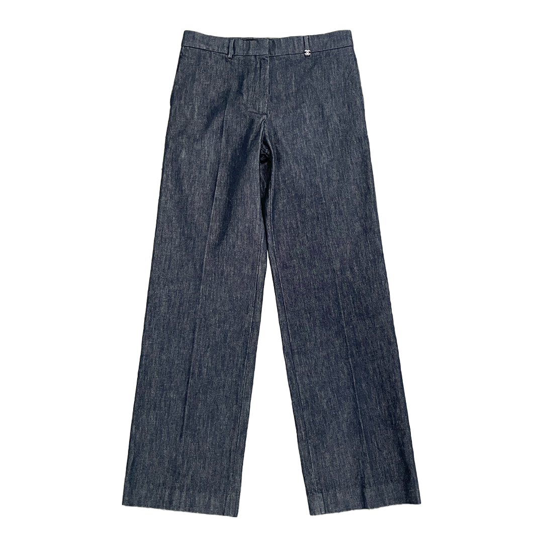 Chanel Matthieu Blazy 26K Pleated Selvedge Denim