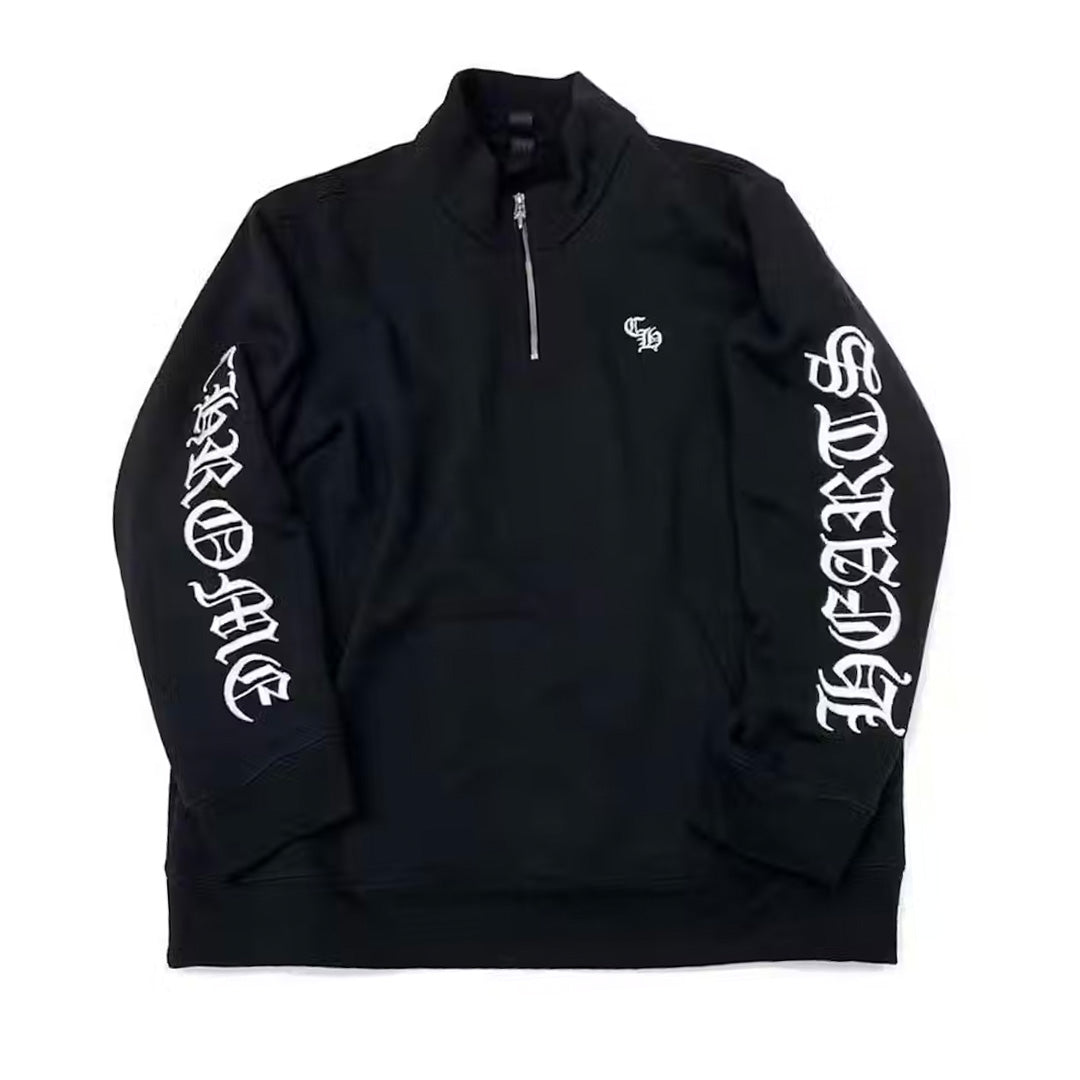 Chrome Hearts Slo Ride Half Zip Black