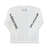 Chrome Hearts Neck Logo Love You Long Sleeve T-Shirt White