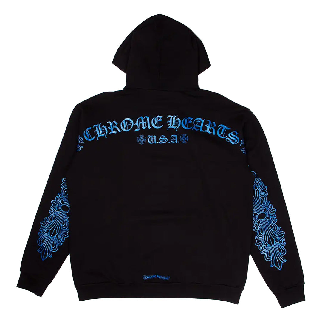 Chrome Hearts Friends and Family Hoodie Blue