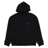 Chrome Hearts Triple Cross Nylon CH Logo Hoodie Black
