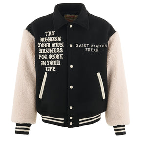 Saint Michael x Cactus Plant Flea Market Varsity Jacket