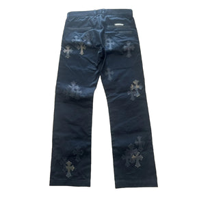 Chrome Hearts Black Camo Patch Chino Pants