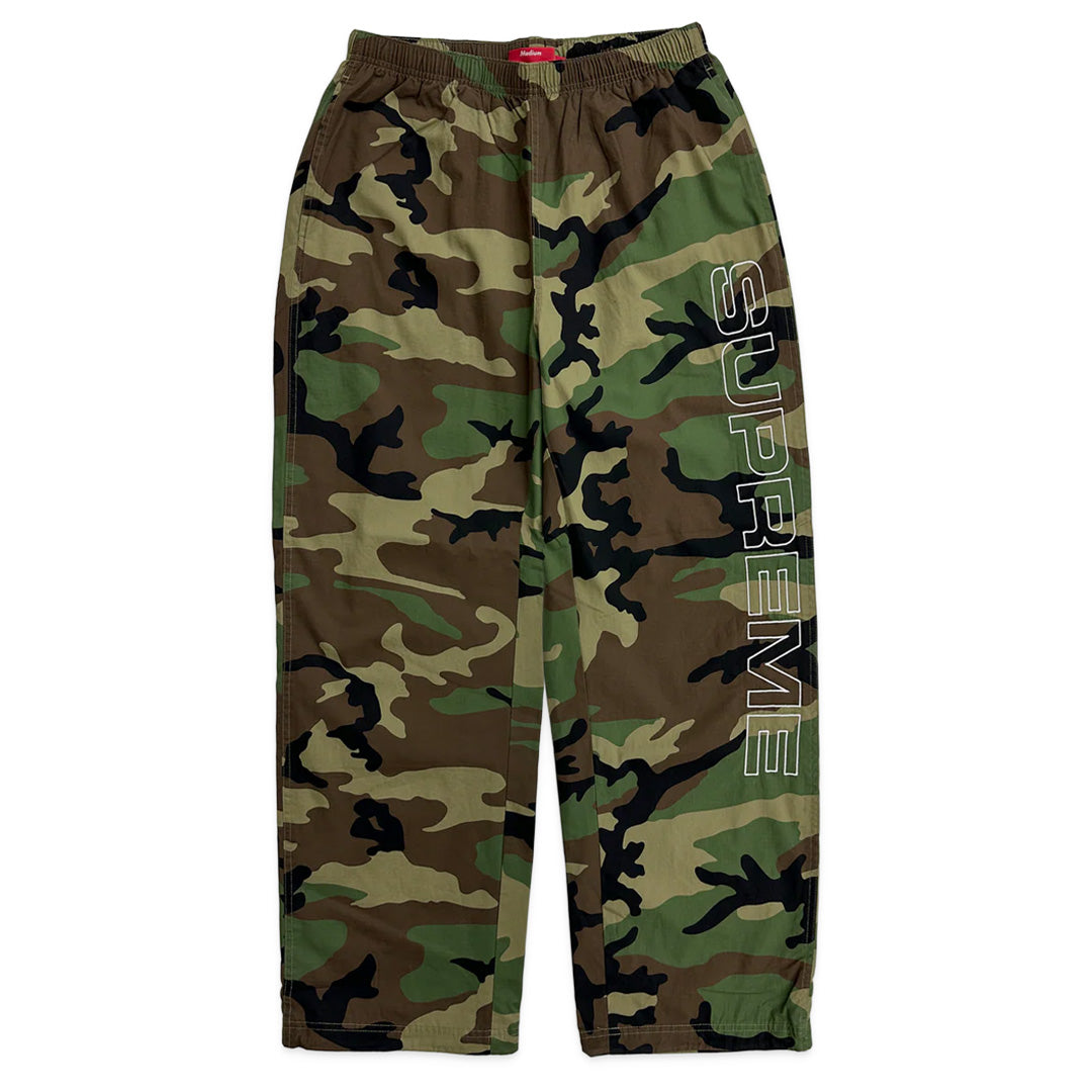 Supreme Spellout Embroidered Ripstop Track Pants Camo