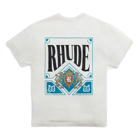 Rhude Card T-Shirt Vintage White